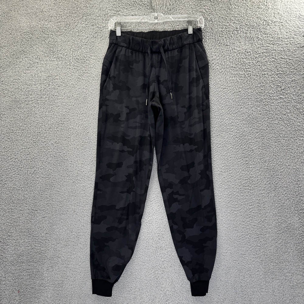 Lululemon On The Fly Jogger Pants Heritage 365 Camo Black Athletic Women 4 x 28